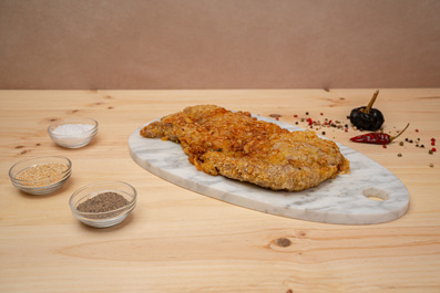 Libritos de ternera rellenos con mostaza y miel