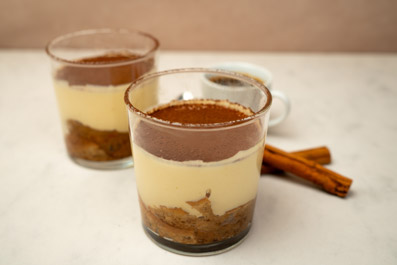 Tiramisú de crema catalana