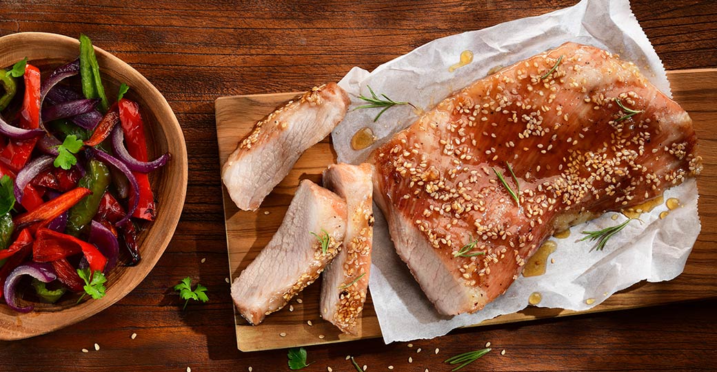 Secreto de cerdo ibérico con corteza dulce