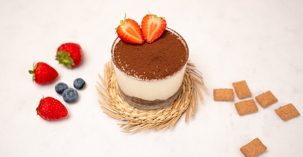 Mousse de mascarpone i xocolata blanca